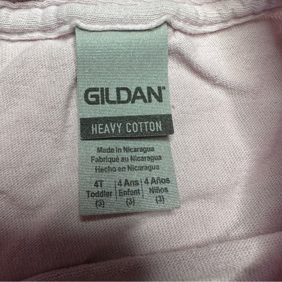 Gildan Be A Betty Not A Bully T-Shirt Pink & Black Size 4T - Picture 8 of 16